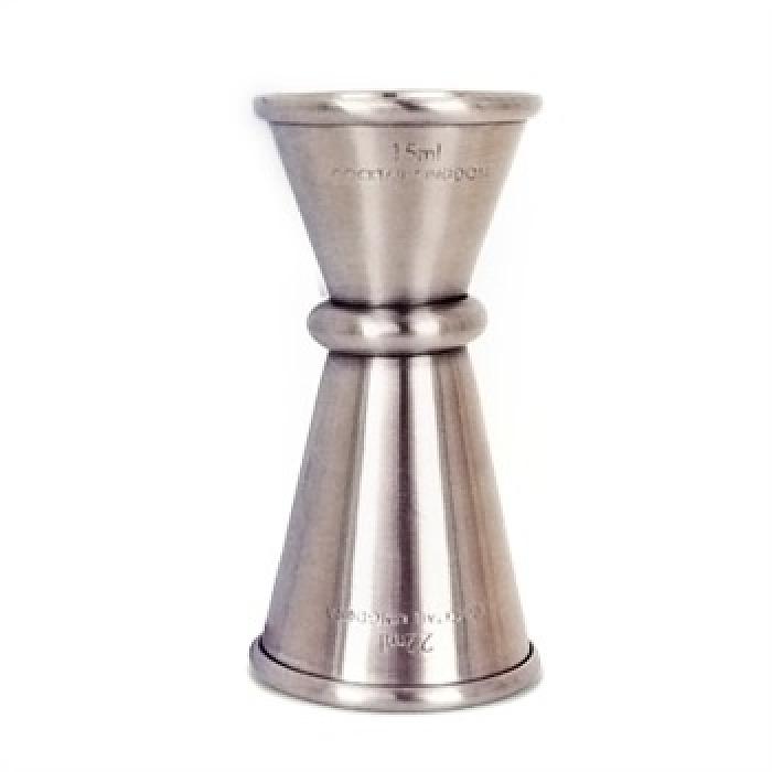 Japanese-Style Jigger, 3/4oz x 1/2oz