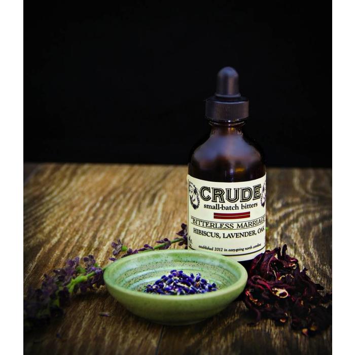 "Bitterless Marriage" Hibiscus, Lavender, & Oak Bitters