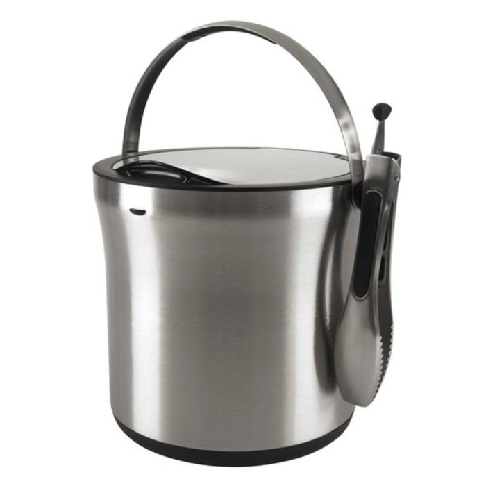 OXO SteeL Ice Bucket and Tongs Set