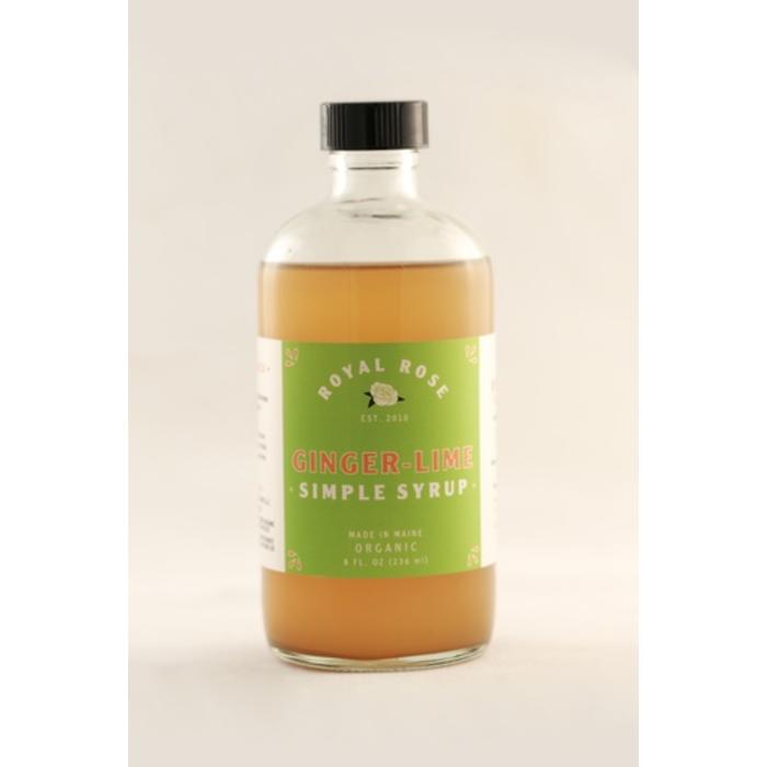 Royal Rose Ginger Lime Syrup, 8 oz.