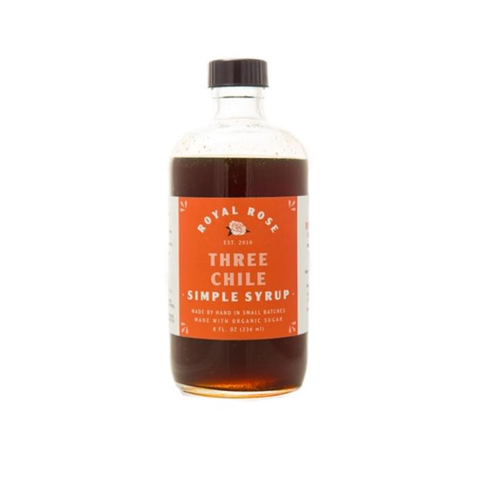 Royal Rose Three Chiles Syrup, 8 oz.