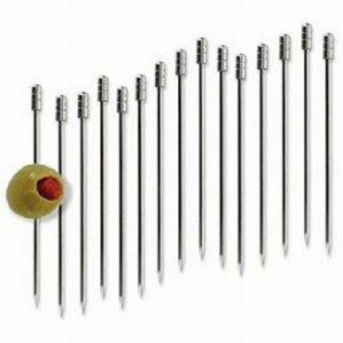 RSVP Stainless Steel Cocktail Pick Set, 16
