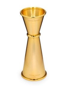 Cocktail Kingdom Cocktail Kingdom Japanese-Style Jigger, Gold Plated 1oz x 2oz