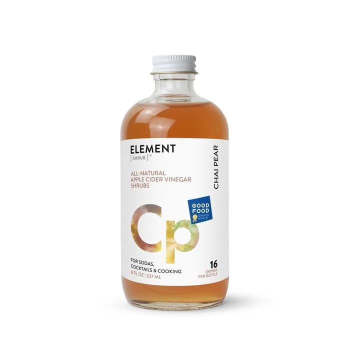 Element Shrub Chai Pear Shrub, 8oz