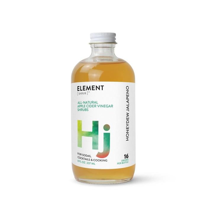 Element Shrub Honeydew Jalapeno Shrub, 8oz