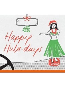 Violet Press Violet Press "Hula Days" Letterpress Greeting Card