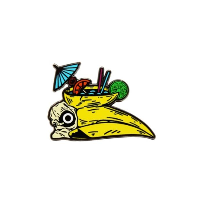 Mover & Shaker Jungle Bird Pin, Enamel