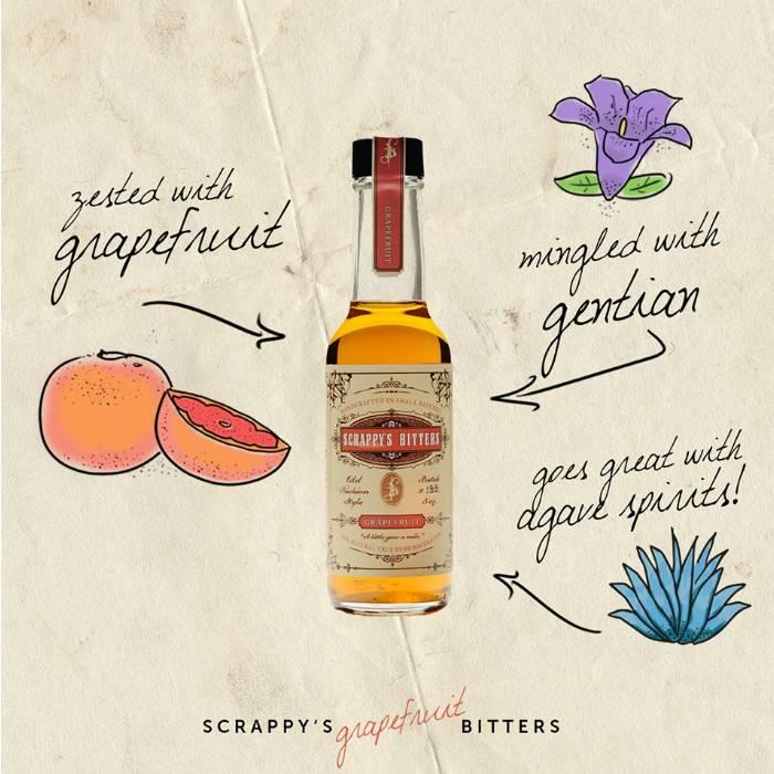 Scrappy's Grapefruit Bitters, 5 oz.