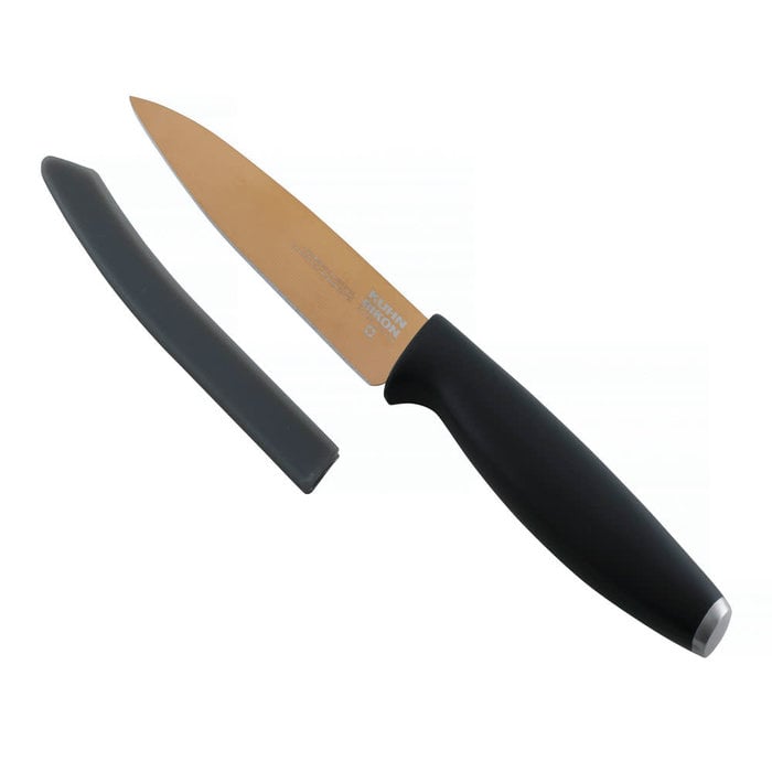 Kuhn Rikon Titanium Paring Knife, RoseGold/Black