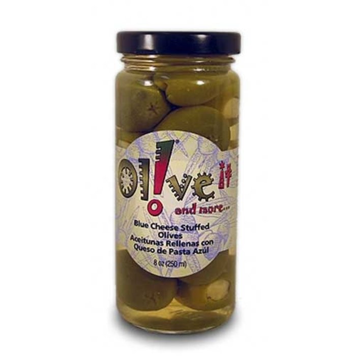Olive-It! - Blue Cheese Stuffed Olives - 8oz Jar
