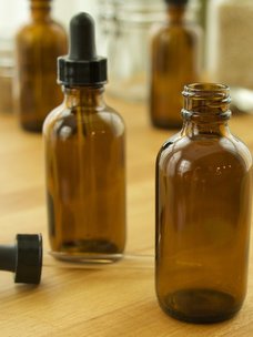 Amber Dropper Bottles, 2 oz.