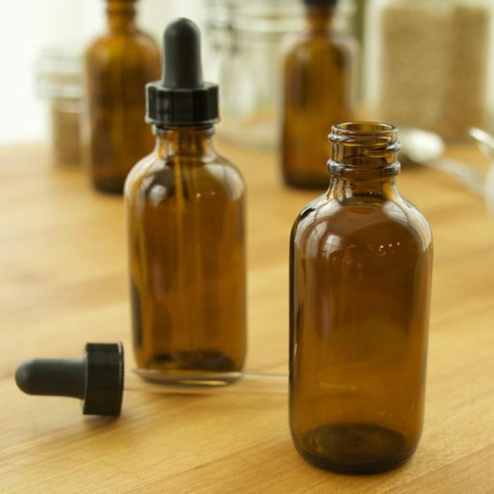 Amber Dropper Bottles, 2 oz.