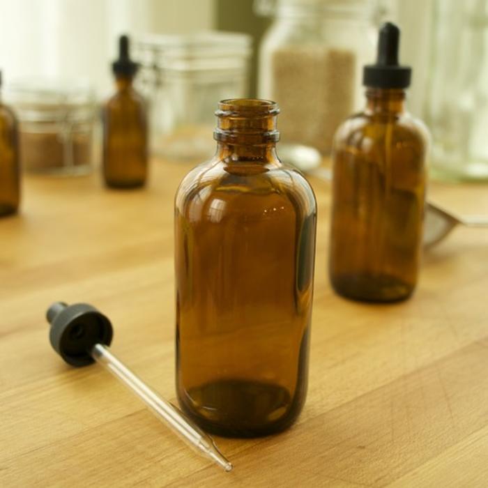 Amber Dropper Bottles, 4oz.