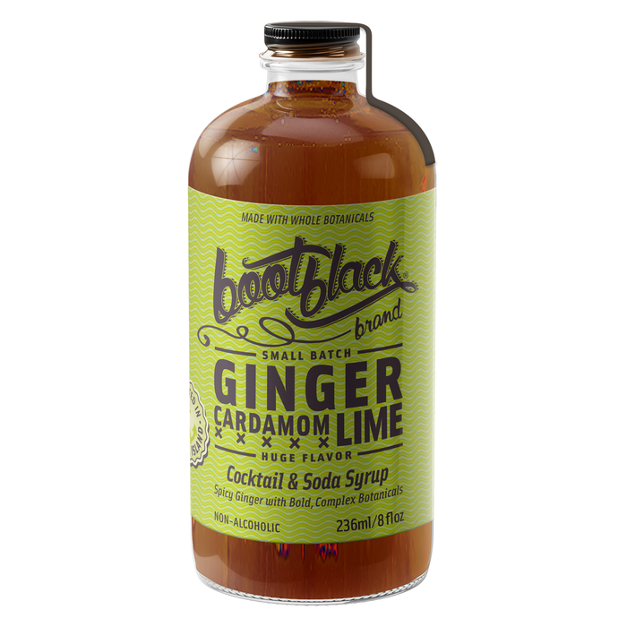 Bootblack Ginger Cardamom Lime Syrup, 8oz