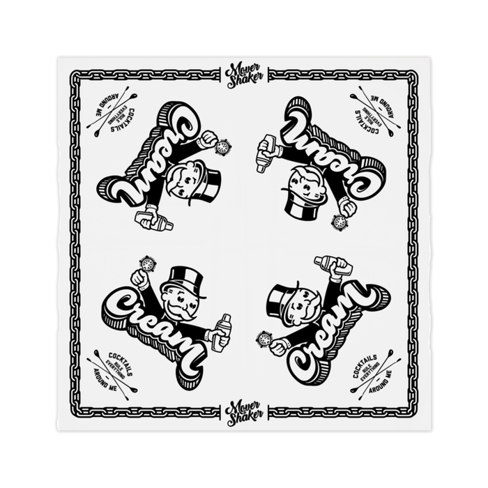 C.R.E.A.M. White Bandana