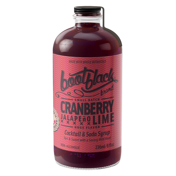 Bootblack Cranberry Jalapeno Lime Syrup, 8oz