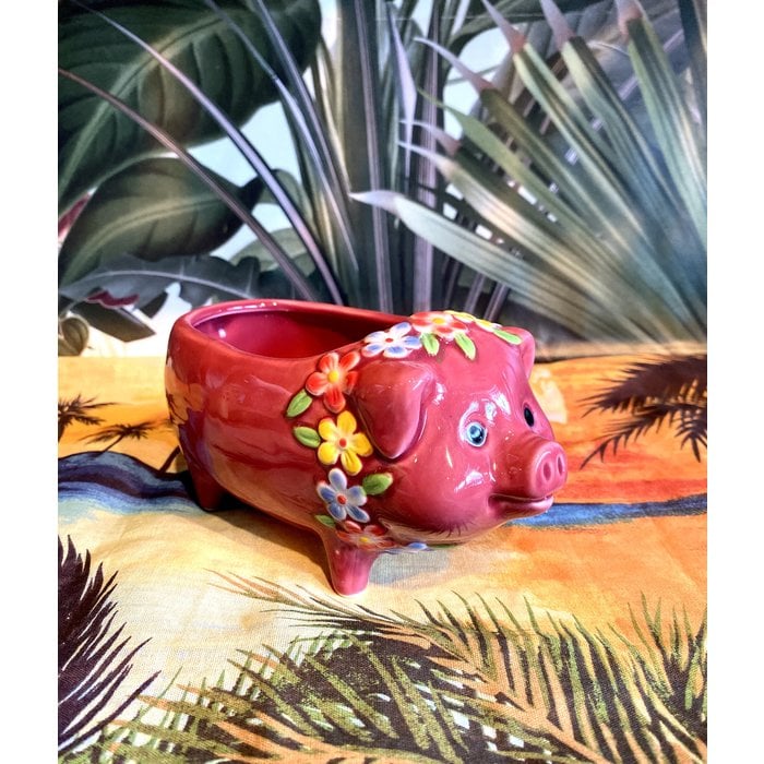 Pink Piggy Tiki Mug, 16oz