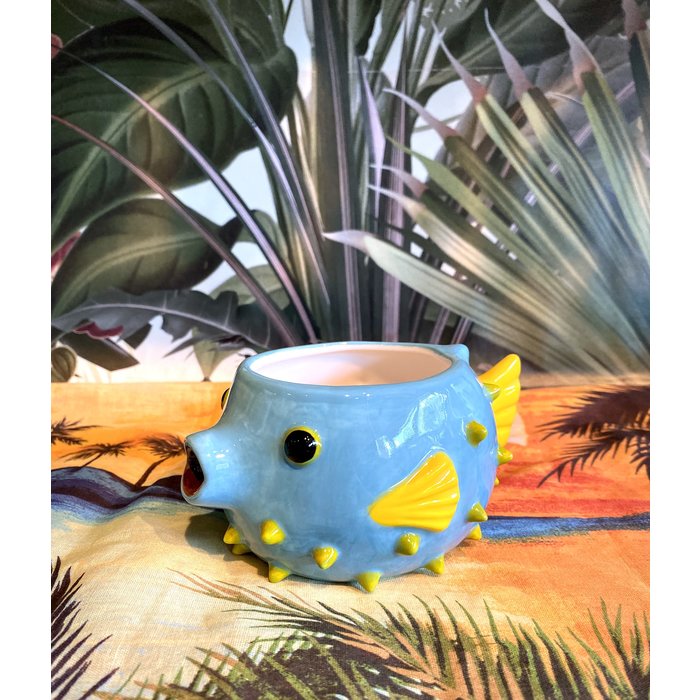 Pufferfish Tiki Mug, 14oz