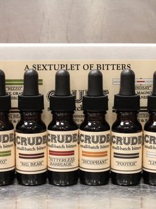 Crude Crude Bitters Sample Set, 6x .5oz