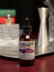 Crude Crude 'Tiki-Tropi 500" Toasted Coconut-Pineapple-Allspice bitters, 2oz