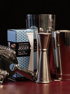 The Boston Shaker The Stainless Steel Shaker Set - Japanese Jigger