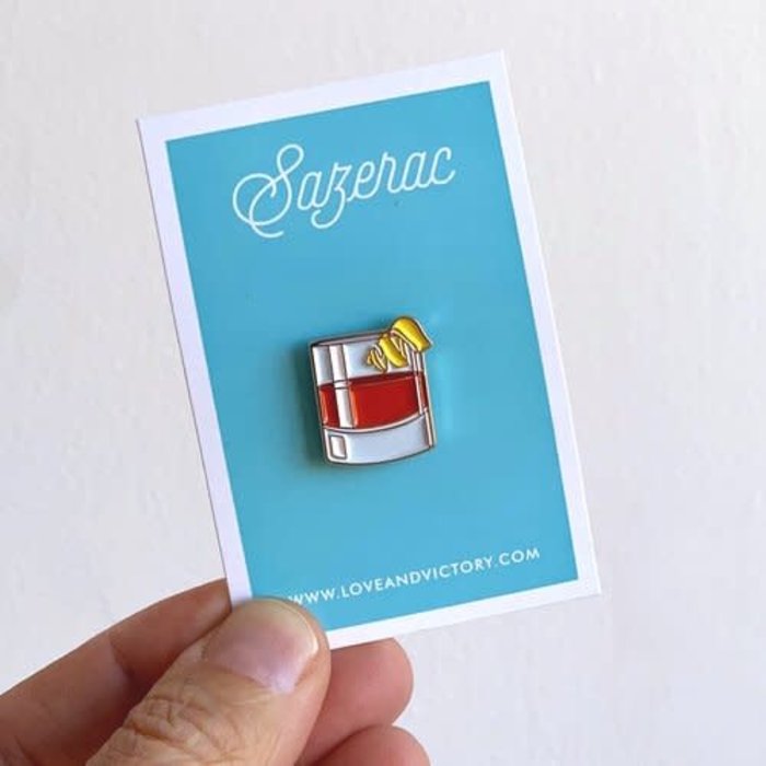 Love & Victory Sazerac Pin