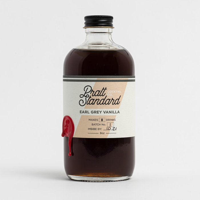 Pratt Standard Earl Grey Vanilla Syrup, 8oz