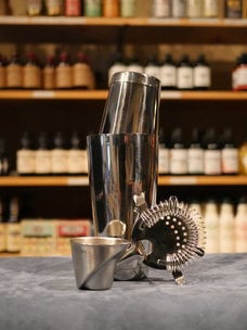 The Stainless Steel Shaker Set - OXO Jigger