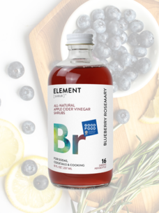 Element Shrub Element Blueberry Rosemary Shrub, 8oz