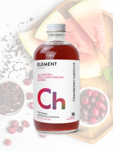 Element Shrub Element Cranberry Hibiscus Shrub, 8oz