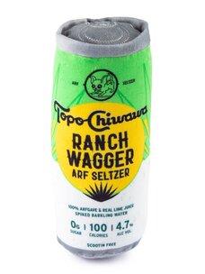 Haute Diggity Dog Topo-Chiwawa  Ranch Wagger Arf Seltzer, Plush Dog Toy