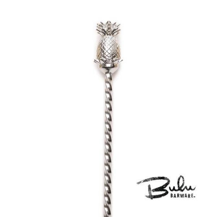 Cocktail Kingdom Bulu Pineapple Bar Spoon, 33.5cm Stainless