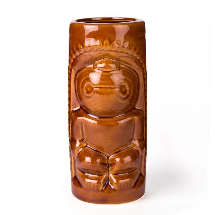 Brown Tiki Mug, 12 oz.